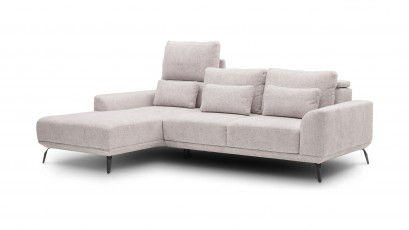 Wajnert Sectional Misty I - Corner sofa power sliding seat