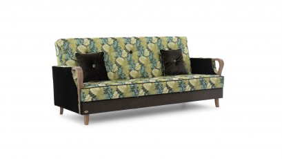 Unimebel Sofa Milano - Wingback sofa bed with storage