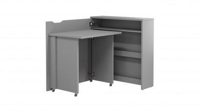  Work Concept Slim - CW-02 Grey Matt - Foldable Wall Desk