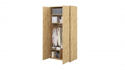  Bed Concept Wardrobe BC-20 - Oak Artisan - Minimalist storage solution