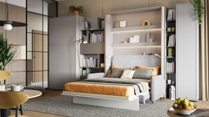  Bed Concept Storage Cabinet BC-21 - Grey - Minimalist storage solution