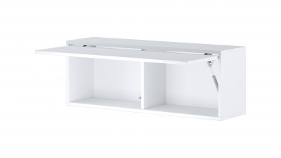  Bed Concept - Floating Cabinet BC-29p Glossy White - Minimalist storage solution