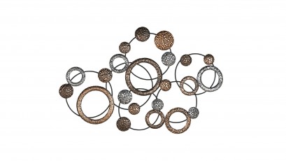  Torre & Tagus Rings Orbiting - Metal Wall Decor