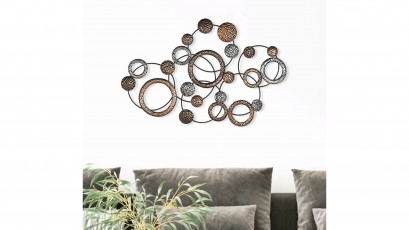  Torre & Tagus Rings Orbiting - Metal Wall Decor