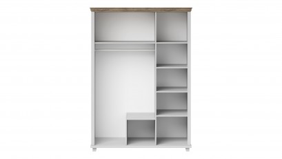  Helvetia Evora 3 Door Wardrobe Type 19 A/O - White armoire