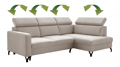 Libro Sectional Allicante - Compact corner sofa