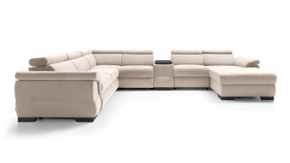 Puszman Sectional Bolzano - Modern corner sofa with bed and storage