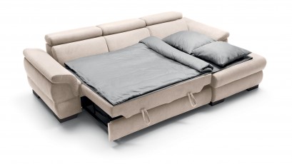 Puszman Sectional Bolzano - Modern corner sofa with bed and storage