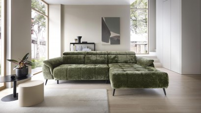 Puszman Sectional Genova I - Corner sofa with power sliding seat