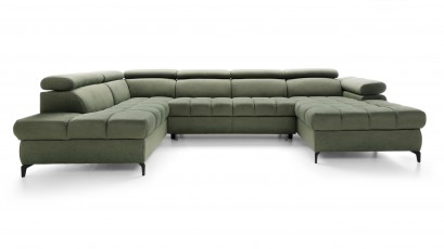 Puszman Sectional Lugano III - Modern U-shaped sofa