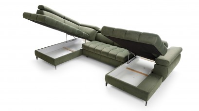 Puszman Sectional Lugano III - Modern U-shaped sofa