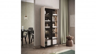  Lenart Trend Double Display Cabinet TR-07 v.1 BPC - For modern interiors