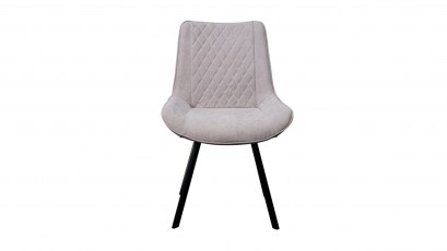  Corcoran Chair - Grey - Industrial dining chair