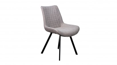  Corcoran Chair - Grey - Industrial dining chair