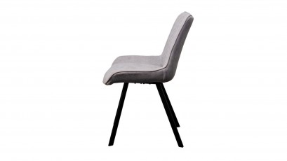  Corcoran Chair - Grey - Industrial dining chair