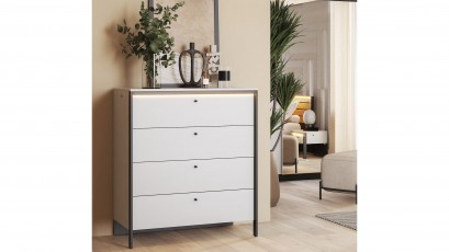  Lenart Gris Dresser - Modern bedroom collection