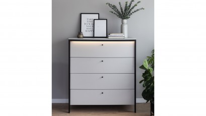  Lenart Gris Dresser - Modern bedroom collection