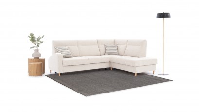 Unimebel Sectional Boretto - European sectional bed with storage