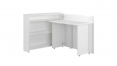  Work Concept - CW-01 White Matt - Foldable Wall Desk