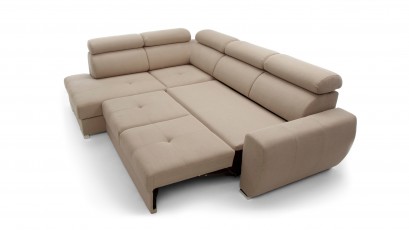  Comforteo Sectional Patrizia - Matt Velvet 38 - Left - Comfortable and practical