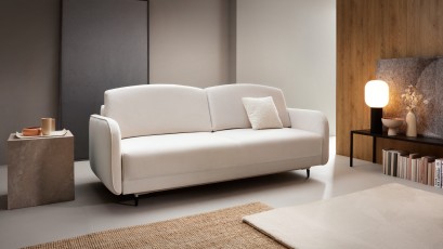  Comforteo Sofa Bed Laguna - Matt Velvet 85 - Practical sofa bed for small space