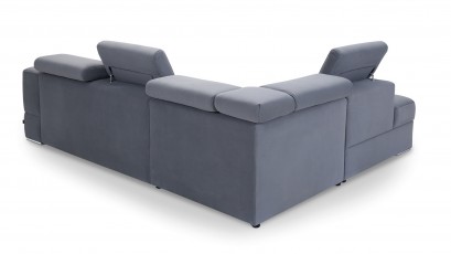  Gala Collezione Sectional Belluno - Primo 89 - Left - Modular sectional with bed and storage