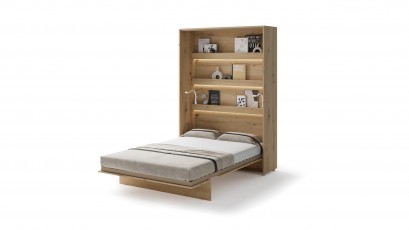  Bed Concept - Murphy Bed BC-01 - Vertical 140x200 - Oak Artisan - Modern Wall Bed