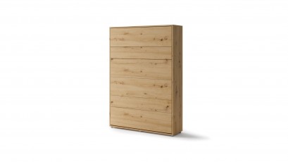  Bed Concept - Murphy Bed BC-01 - Vertical 140x200 - Oak Artisan - Modern Wall Bed