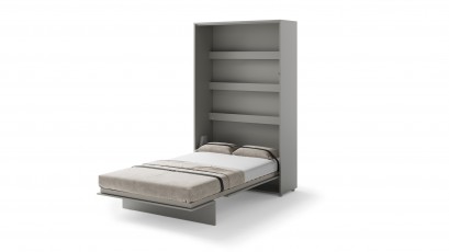  Bed Concept - Murphy Bed BC-02 - Vertical 120x200 - Grey - Modern Wall Bed