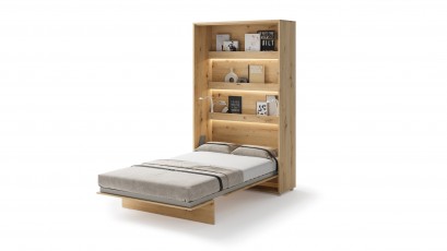  Bed Concept - Murphy Bed BC-02 - Vertical 120x200 - Oak Artisan - Modern Wall Bed