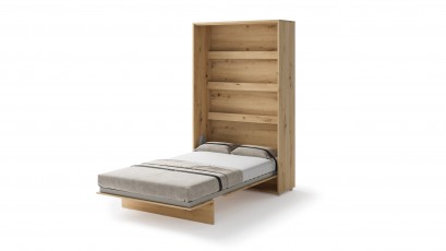  Bed Concept - Murphy Bed BC-02 - Vertical 120x200 - Oak Artisan - Modern Wall Bed