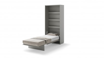  Bed Concept - Murphy Bed BC-03 - Vertical 90x200 - Grey - Modern Wall Bed