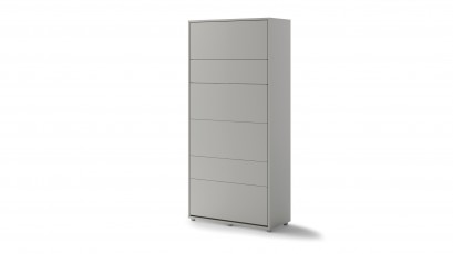  Bed Concept - Murphy Bed BC-03 - Vertical 90x200 - Grey - Modern Wall Bed