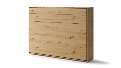  Bed Concept - Murphy Bed BC-04 - Horizontal 140x200 - Oak Artisan - Modern Wall Bed