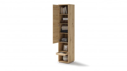  Bed Concept Storage Cabinet BC-07 - Oak Artisan - Dedicated to Bed Concept Vertical Murphy Beds