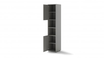  Bed Concept Storage Cabinet BC-08 - Grey - Dedicated to Bed Concept Vertical Murphy Beds