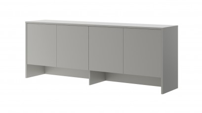  Bed Concept - Hutch BC-10 Grey - For modern wall bed