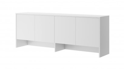  Bed Concept - Hutch BC-10 Matte White - For modern wall bed