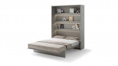  Bed Concept - Murphy Bed BC-12 - Vertical 160x200 - Grey - Modern Wall Bed