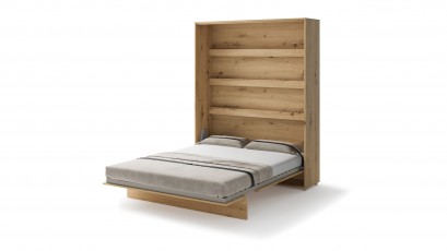  Bed Concept - Murphy Bed BC-12 - Vertical 160x200 - Oak Artisan - Modern Wall Bed