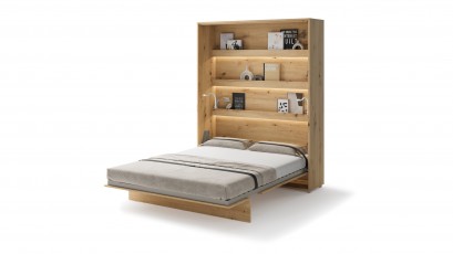  Bed Concept - Murphy Bed BC-12 - Vertical 160x200 - Oak Artisan - Modern Wall Bed