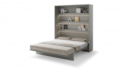  Bed Concept - Murphy Bed BC-13 - Vertical 180x200 - Grey - Modern Wall Bed