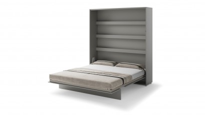  Bed Concept - Murphy Bed BC-13 - Vertical 180x200 - Grey - Modern Wall Bed