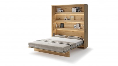  Bed Concept - Murphy Bed BC-13 - Vertical 180x200 - Oak Artisan - Modern Wall Bed