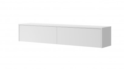  Bed Concept - Hutch BC-15 Matte White - For modern wall bed