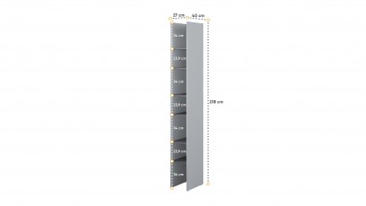  Bed Concept Bookcase BC-24 - G/G - Minimalist storage solution