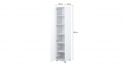  Bed Concept Storage Cabinet BC-21 - Glossy White - Minimalist storage solution