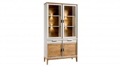  Granada Double Display Cabinet - Elegant Simplicity