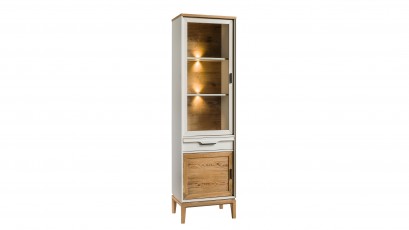  Granada Display Cabinet Left - Elegant Simplicity