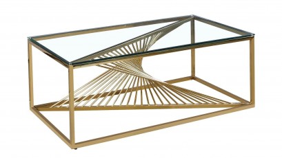  Halmar Nick Coffee Table Gold - Contemporary center table